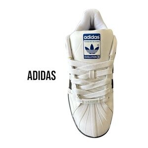ADIDAS Rare Evolution SB Low | White/Black/Blue | Men’s 10 | Skate Shoes